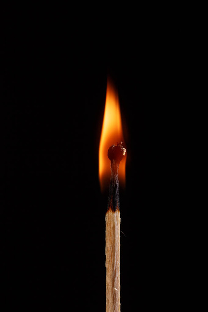 match with the flame isolated - Photo, image