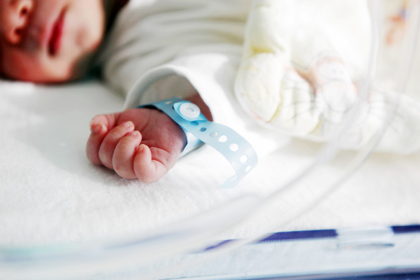 neonato in incubatrice
 - Foto, immagini