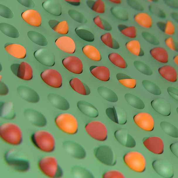 Modèle de cellule sphérique géométrique abstraite 3d
 - Photo, image