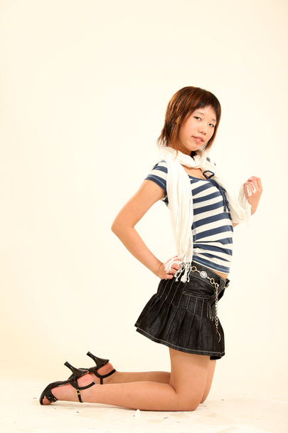 roztomilý mladý asijské ženy model - Fotografie, Obrázek