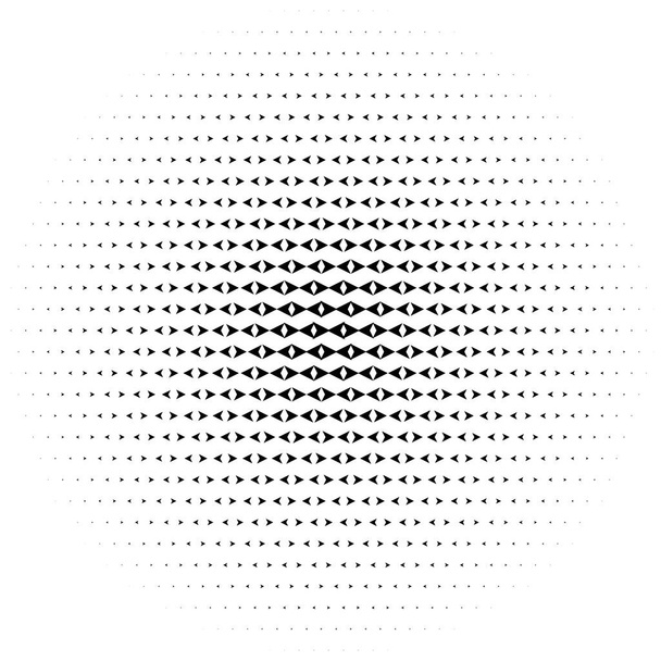 Halbtonelement. abstrakte geometrische Grafik mit Halbtonmuster - Vektor, Bild