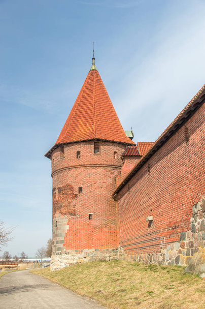Πύργο του κάστρου των Τευτόνων Τάξης σε Malbork. - Φωτογραφία, εικόνα