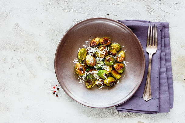 Brussels sprouts with parmesan - Photo, image