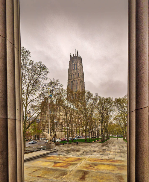 Nowojorskim kościele Riverside - Zdjęcie, obraz