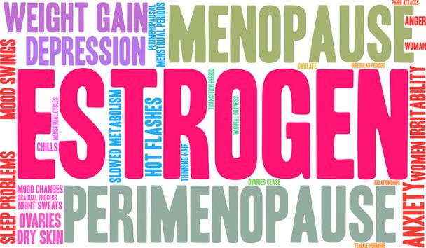 Nuage de mots oestrogène
 - Vecteur, image