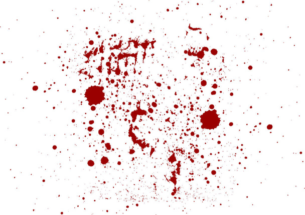 abstract Vector splatter rode kleur achtergrond. illustratie vect - Vector, afbeelding