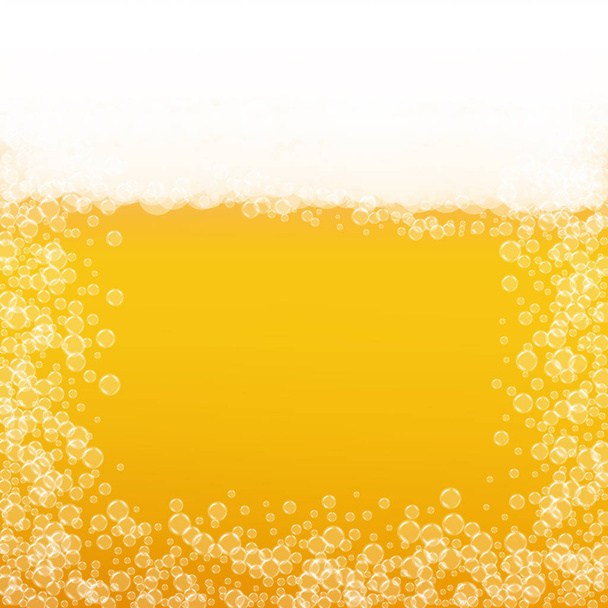 Фон пива с реалистичными пузырями
 - Вектор,изображение