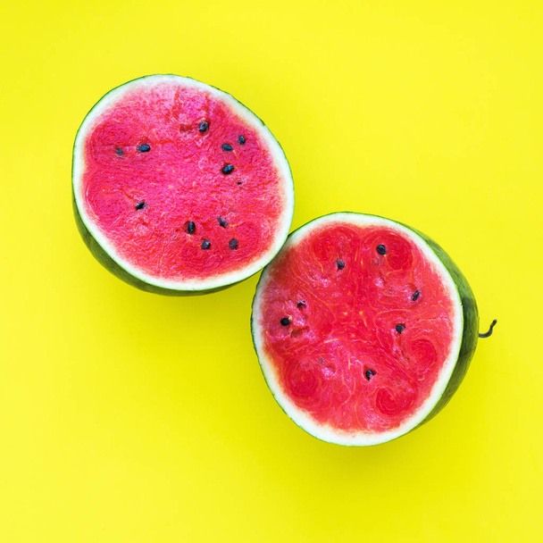 Water Melon Fruit Yellow Natural Organic Food - Photo, image