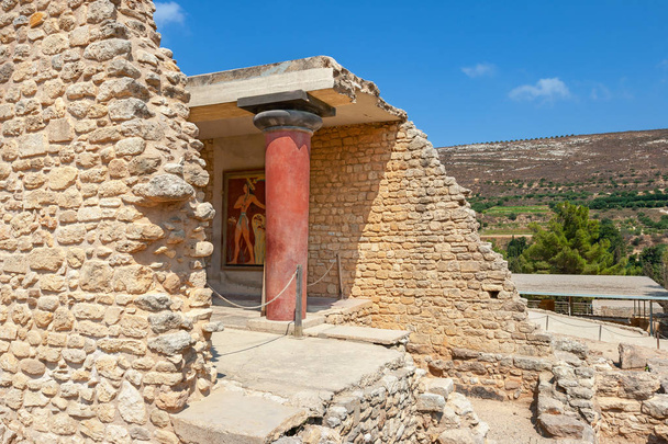 Las ruinas del Palacio Knossos. Creta, Grecia
 - Foto, Imagen