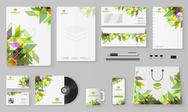 Identidade Corporativa. Profissional Business Branding Kit incluindo
 - Vetor, Imagem