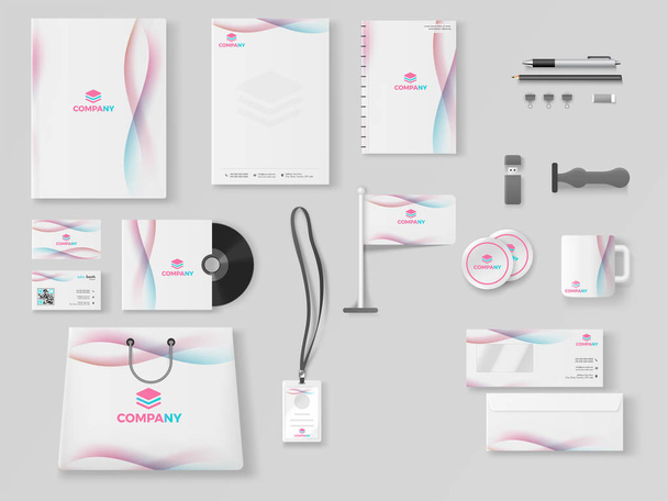 Identidad corporativa. Kit de marca profesional de negocios que incluye
 - Vector, imagen