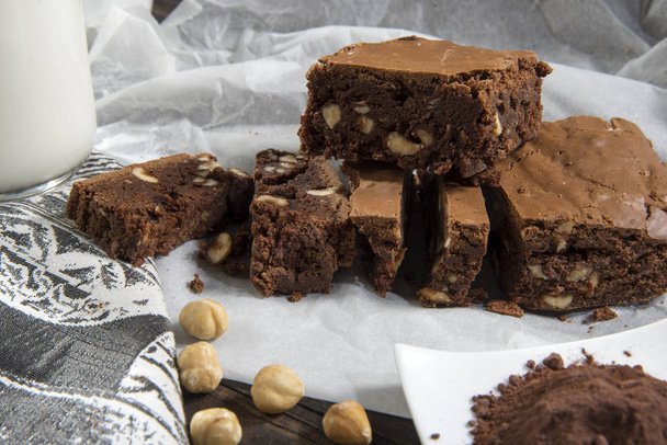 Torta brownie al cioccolato - Foto, Imagen