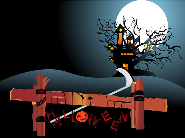 ilustración de fondo de Halloween
 - Vector, imagen