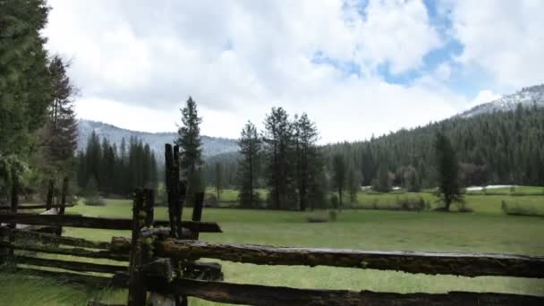 Hermoso paisaje en el Parque Nacional Yosemite
 - Metraje, vídeo