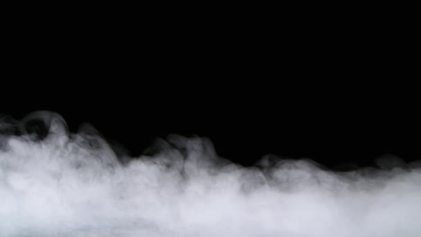 realistyczne suchy lód dym chmury mgła nakładka - Materiał filmowy, wideo