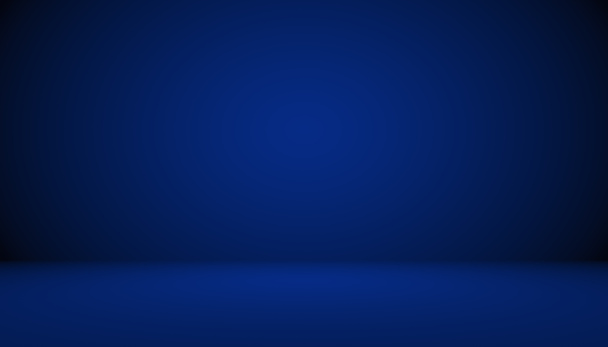 Blue gradient abstract background empty room with space for your text and picture - Photo, Image