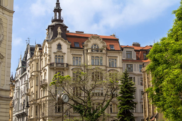Ιστορικά κτίρια στην παλιά πόλη Πράγα, Τσεχική Δημοκρατία - Φωτογραφία, εικόνα