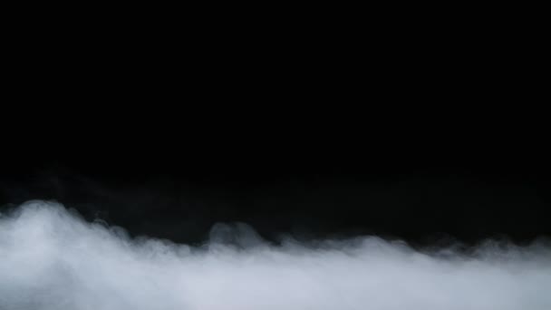 Realistische droogijs rook wolken mist overlay - Video