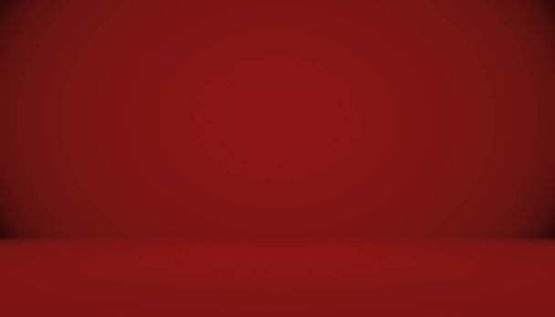 Résumé Fond rouge Conception de mise en page Valentines de Noël, studio, pièce, modèle Web, rapport d'entreprise avec une couleur de dégradé de cercle lisse
 - Photo, image