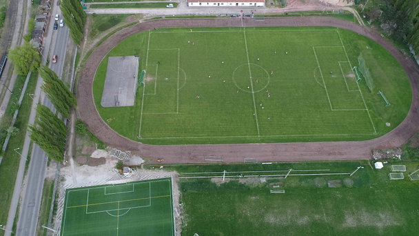 Luchtfoto voetbal Matchplay - Video