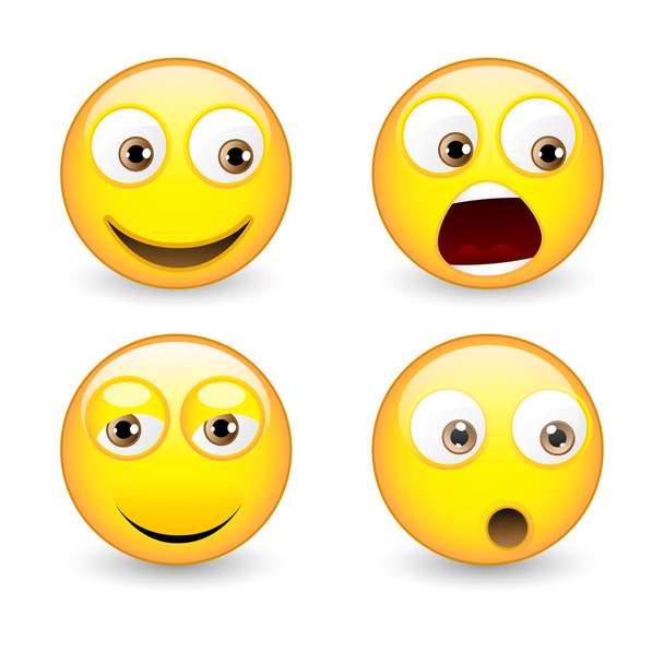 Funny faces - Vector, Image