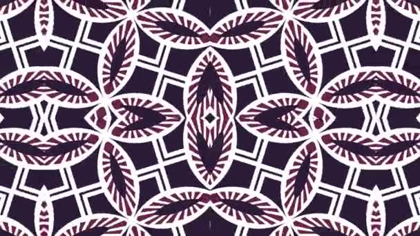 Kaleidoscope seamless loop sequence mandala patterns abstract multicolored motion graphics background. Ideal for yoga, clubs, shows - Footage, Video
