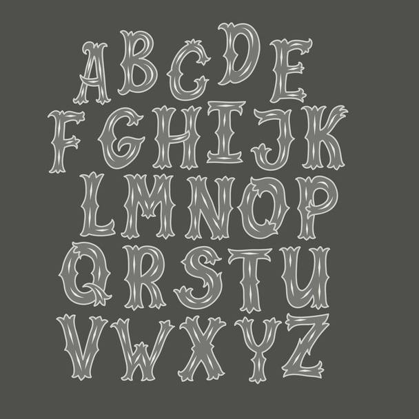 alphabet lettrage à la main
 - Vecteur, image