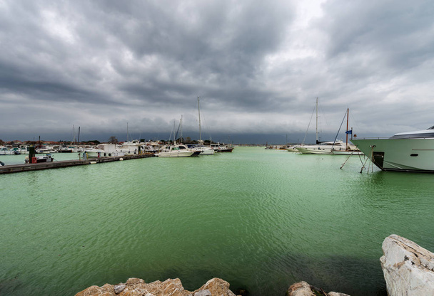 Port of Bocca di Magra - La Spezia - Italy - Фото, изображение