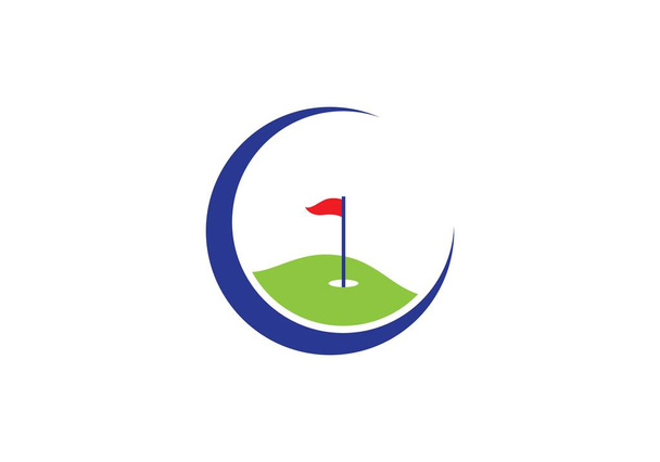 Golf-Logo-Vorlage  - Vektor, Bild