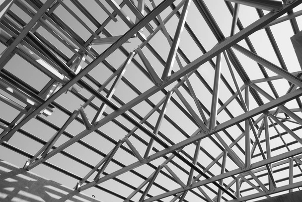 Structure du toit en acier
. - Photo, image