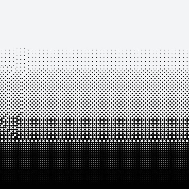 puntos de medio tono sobre fondo blanco - Vector, Imagen