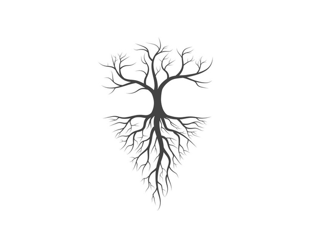 vetor de modelo de logotipo de ícone de árvore
 - Vetor, Imagem