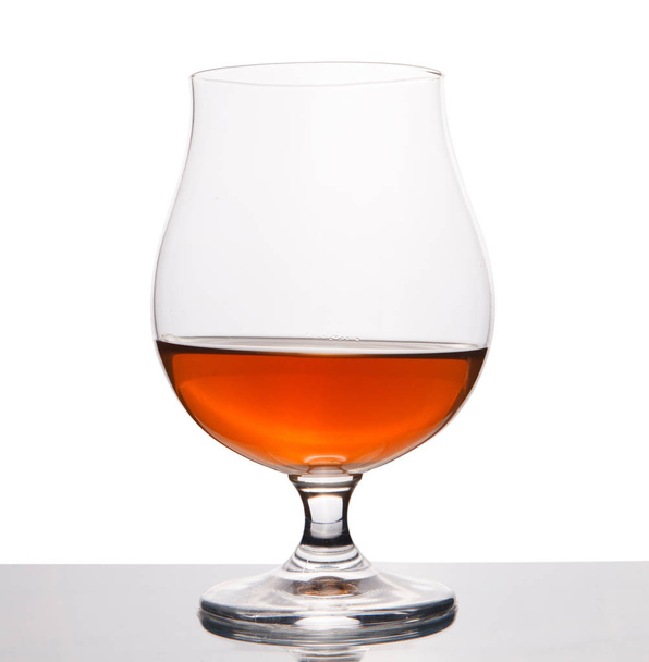 Glass vine with cognac - Foto, Imagem