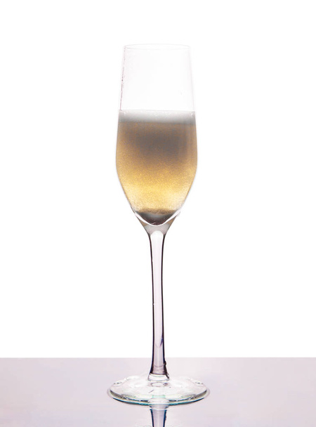Glass vine with champagne - 写真・画像