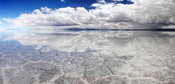 Salt Lake Uyuni (bolivia) - HDR panorama - Photo, Image