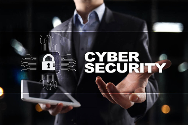 Siber Güvenlik, veri koruma, bilgi güvenliği ve şifreleme. İnternet Teknoloji ve iş kavramı. - Fotoğraf, Görsel