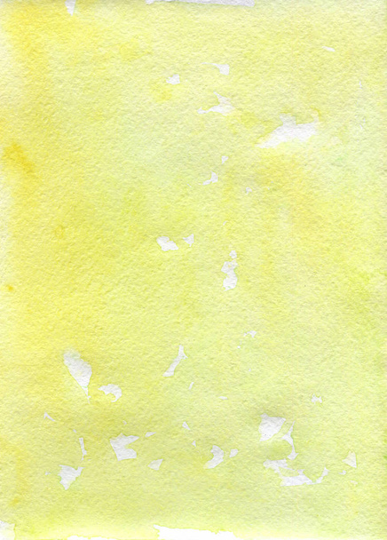 Beautiful abstract yellow watercolor background  - Fotografie, Obrázek