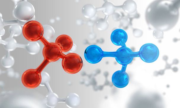 Структура молекул или атомов, научный фон
 - Фото, изображение