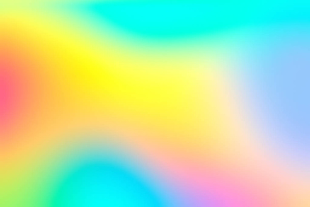 Blur holográfico neon folha de fundo
 - Foto, Imagem