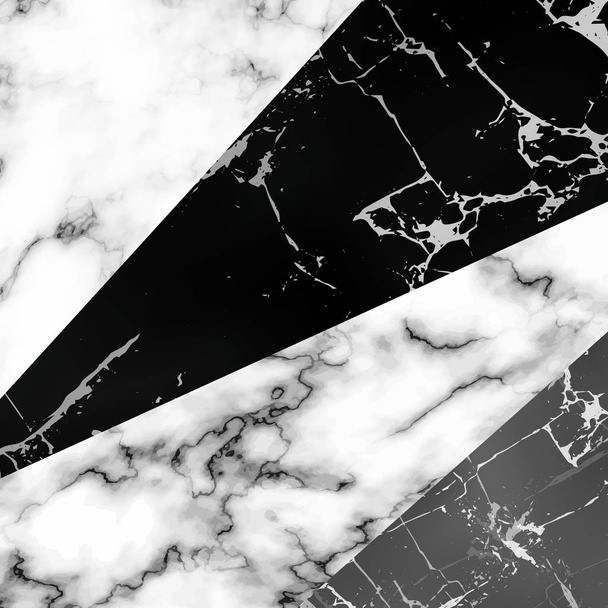 Different marble textures combined into one - Vector, Image
