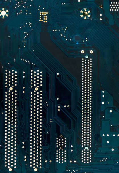 Close-up beeld van elektronische schakeling mainboard - Foto, afbeelding