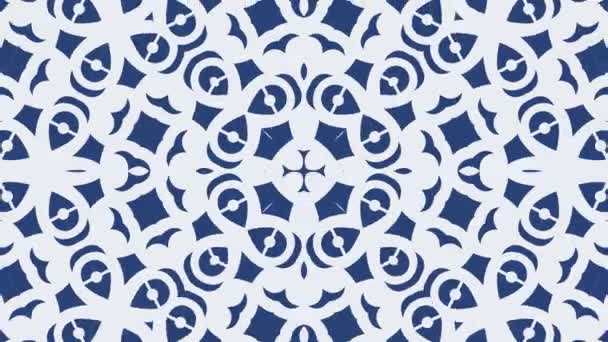 Kaleidoszkóp varrat nélküli hurok sorozat mandala minták absztrakt tarka jelet ad grafikus háttér. Ideális a jóga, klubok, azt mutatja - Felvétel, videó