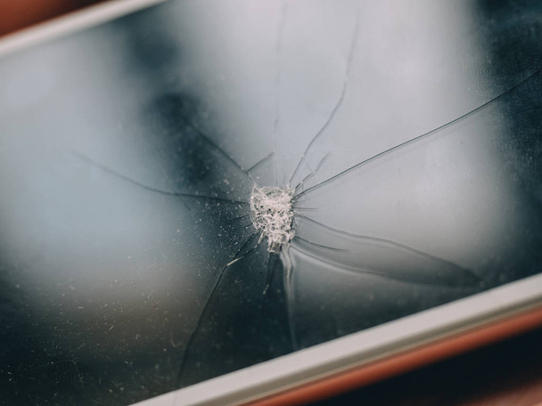 smartphone quebrado tela preta crack textura fundo
 - Foto, Imagem