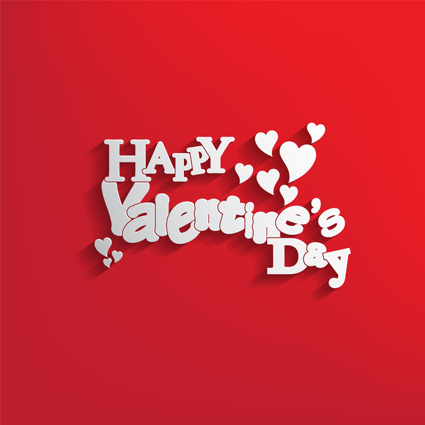 Happy Valentines Day Card - Vector, Image