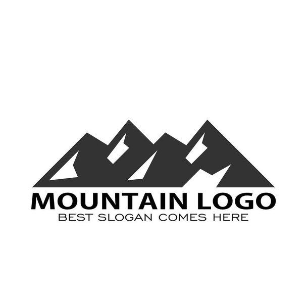 Conception de logo de montagne, modèle de concept de silhouette, icônes vectorielles
. - Vecteur, image