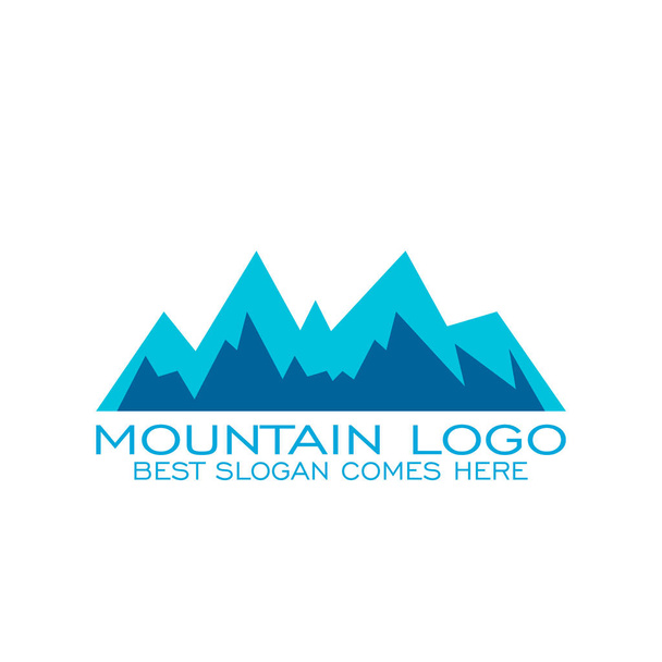 Diseño del logotipo de montaña, plantilla de concepto de silueta, iconos vectoriales
. - Vector, imagen