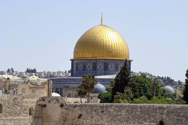 La cúpula de la roca en Jerusalén, Israel
 - Foto, Imagen