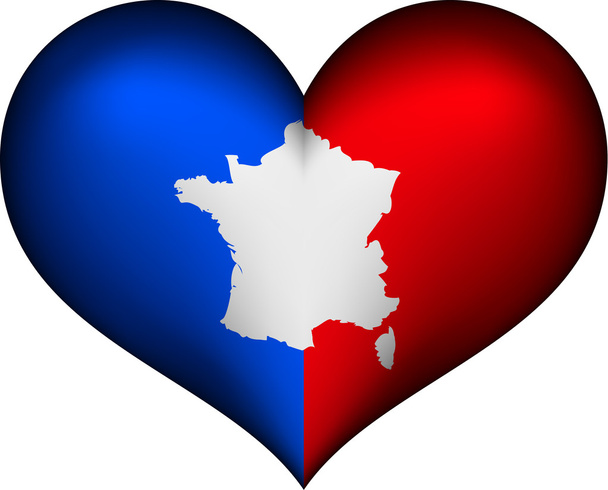 France coeur
 - Vecteur, image