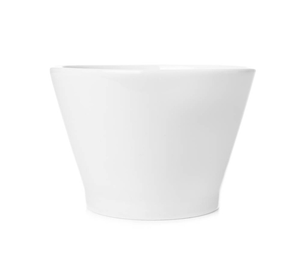 Ceramic bowl on white background - Fotoğraf, Görsel