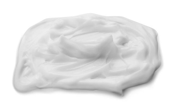 Steekproef van hydraterende crème op witte achtergrond - Foto, afbeelding